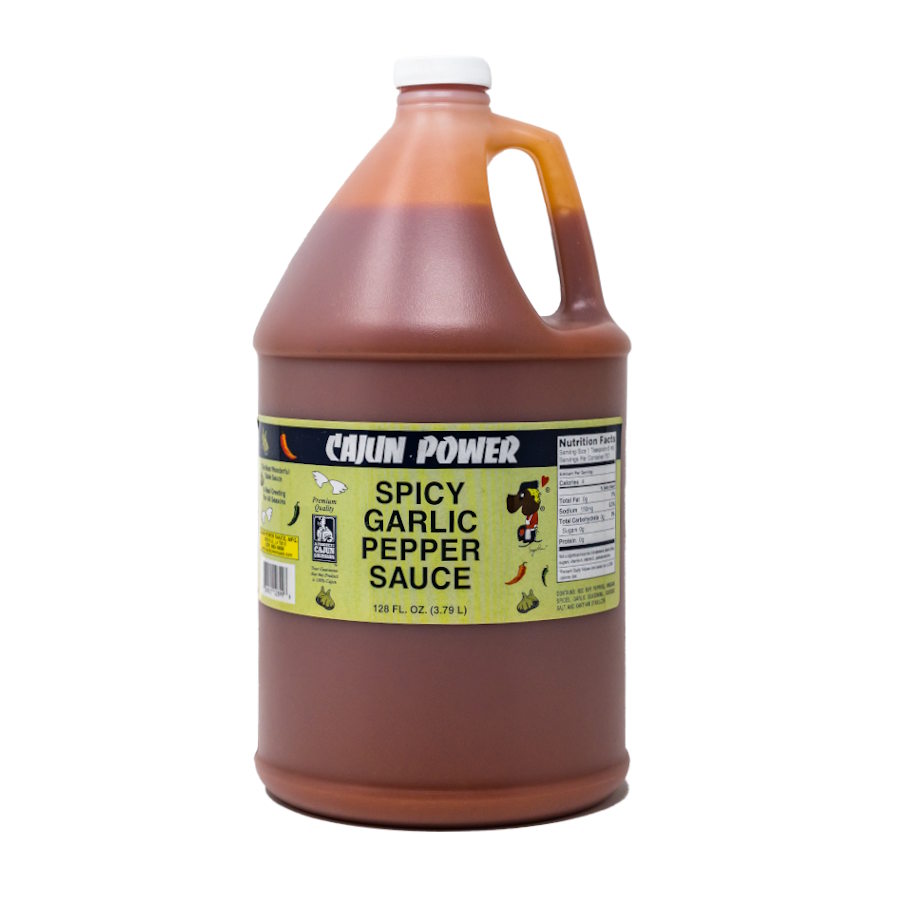 http://www.cajunpowersauce.com/cdn/shop/products/spicy-garlic-pepper-gal_1200x1200.jpg?v=1652839760